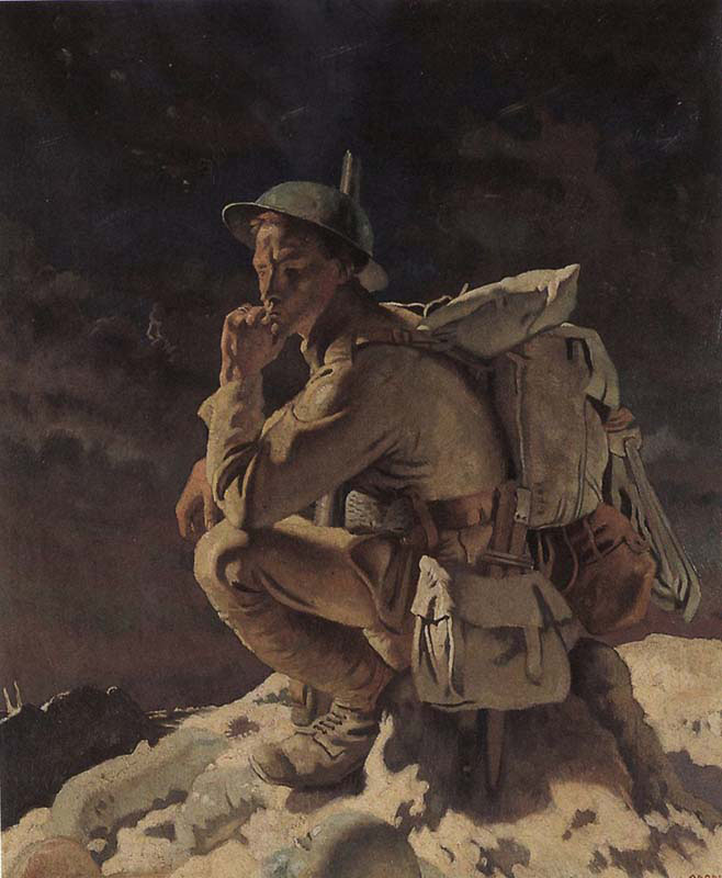 The Thinker on the Butte de Warlencourt